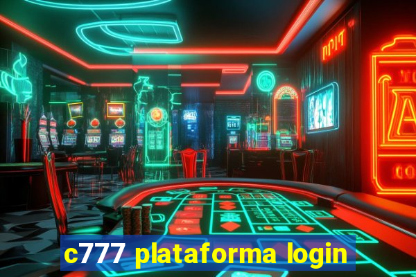 c777 plataforma login